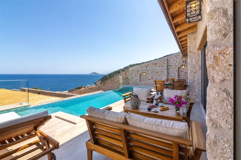 Kalkan’da özel havuzlu kiralık villa, fotoğraf 4
