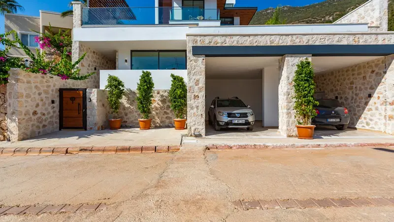 Kalkan’da kapalı havuzlu kiralık villa, fotoğraf 19