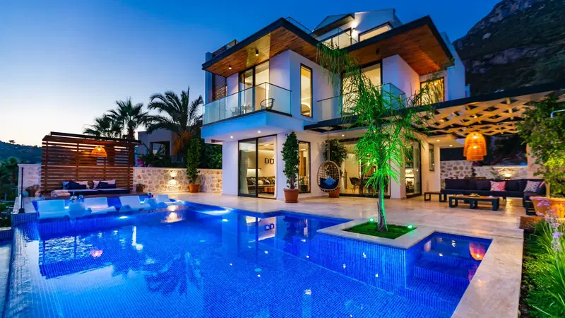 Kalkan’da lüks kiralık villa, fotoğraf 10