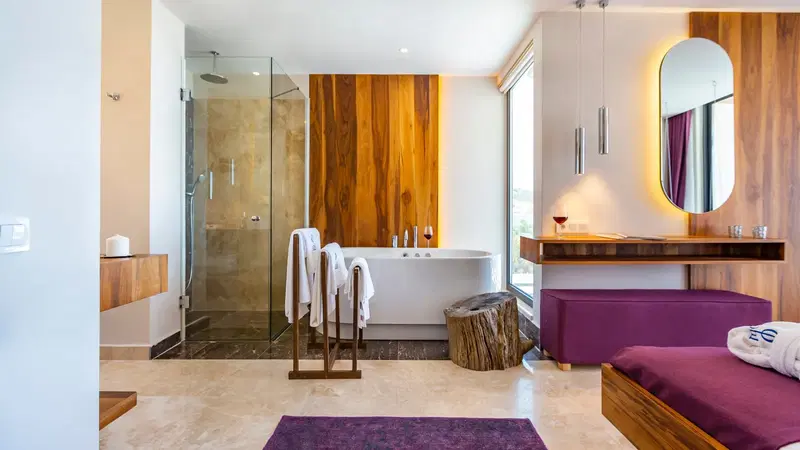 Kalkan’da deniz manzaralı kiralık villa, fotoğraf 37
