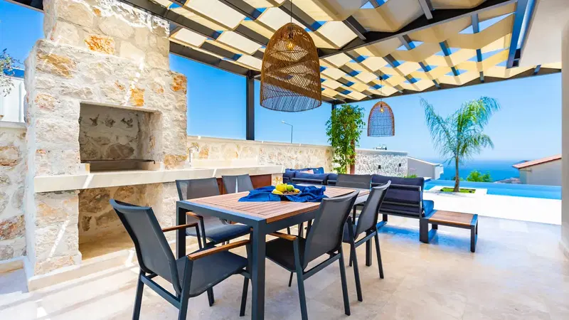 Kalkan’da denize yakın kiralık villa, fotoğraf 7