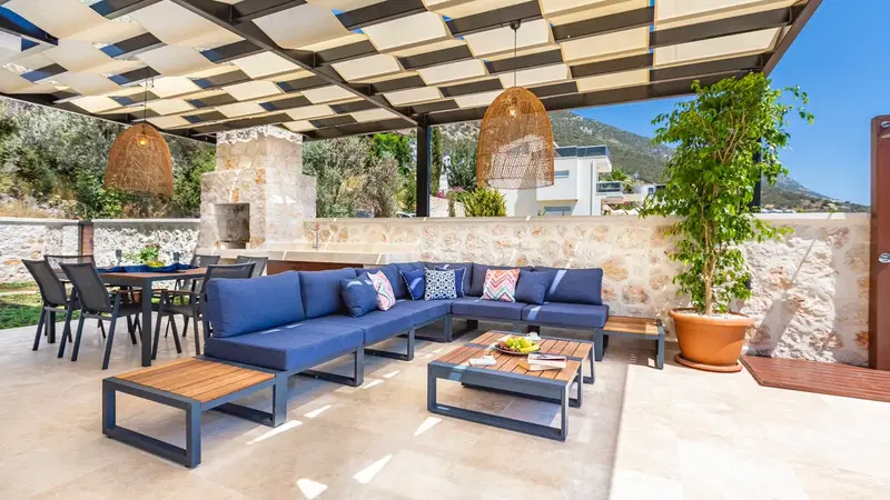 Kalkan’da kapalı havuzlu kiralık villa, fotoğraf 8