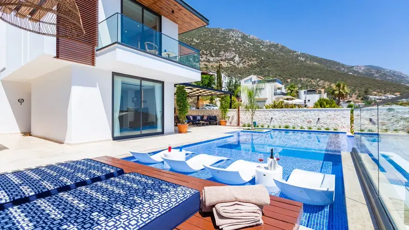 Kalkan’da özel havuzlu kiralık villa, fotoğraf 6