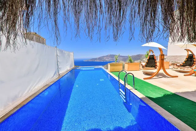 Kalkan’da jakuzili kiralık villa, fotoğraf 2