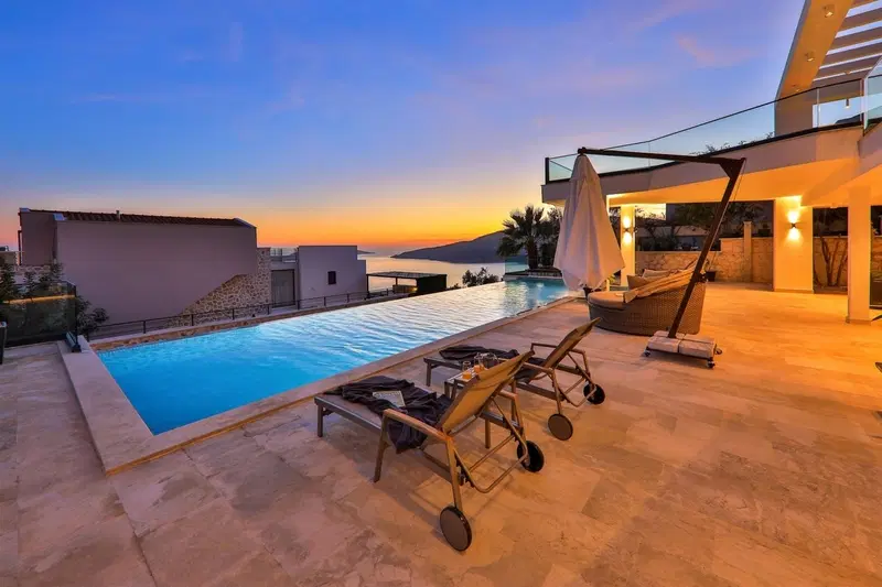 Kalkan’da çocuk havuzlu kiralık villa, fotoğraf 5