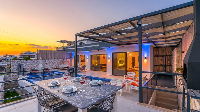 Kalkan’da jakuzili kiralık villa, fotoğraf 2
