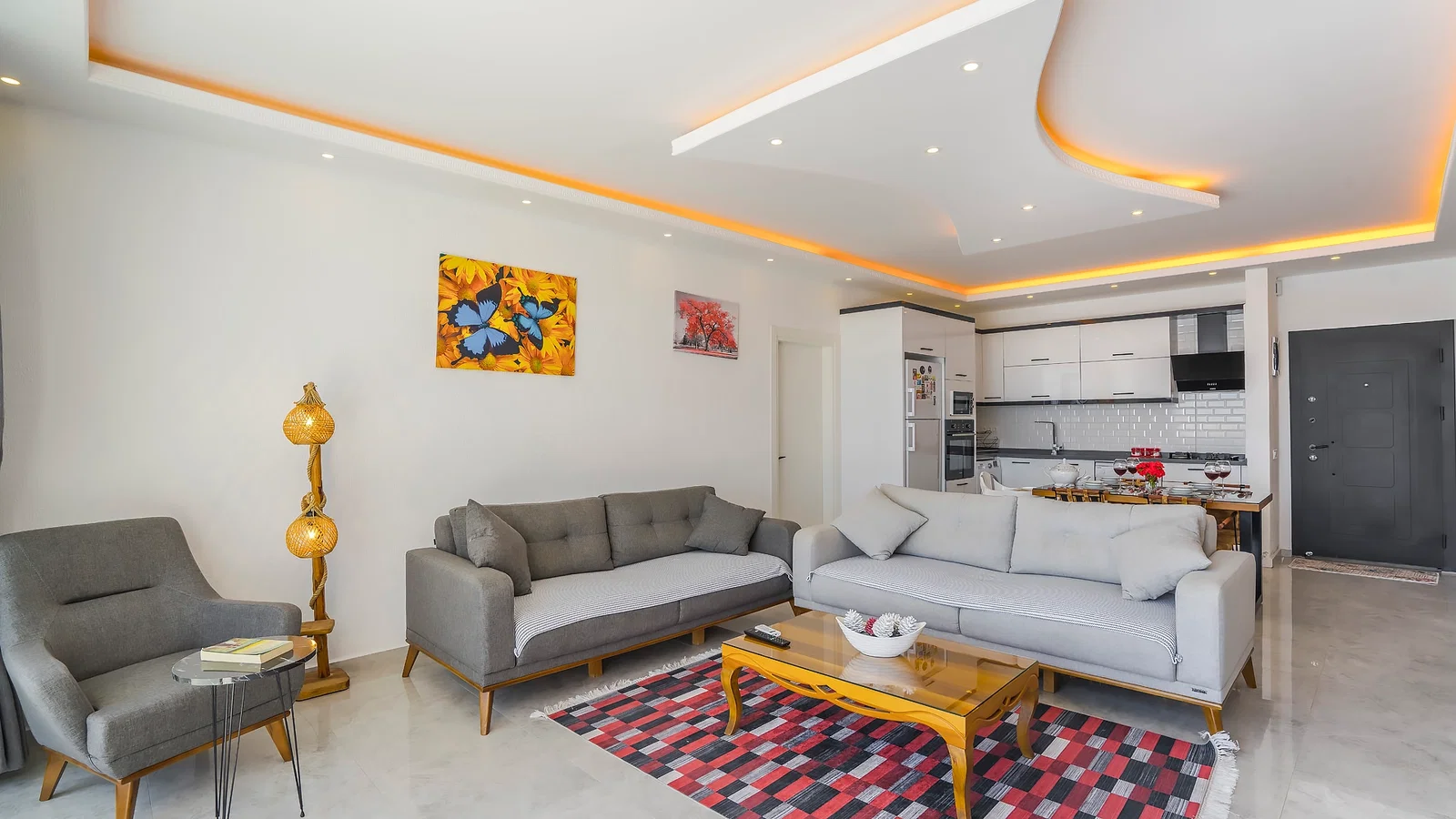 Kalkan’da Deniz Manzaralı, Korunaklı Havuzlu, 2 Yatak Odalı, Ekonomik Villa