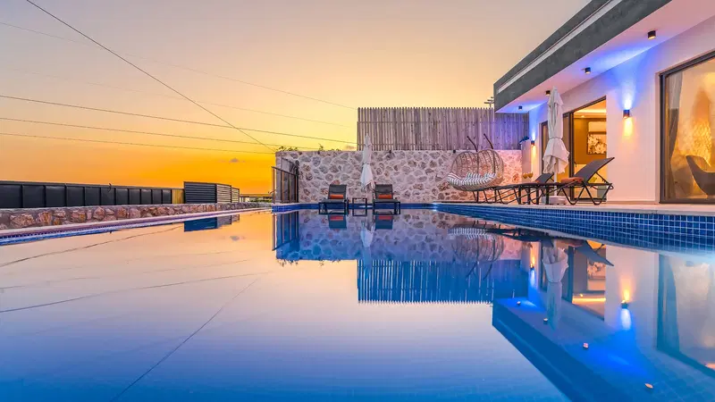 Kalkan’da saunalı kiralık villa, fotoğraf 3