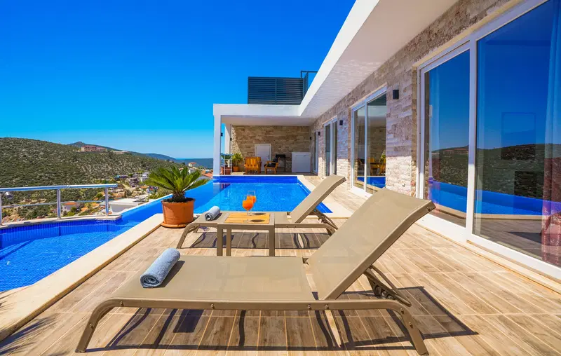 Kalkan’da çocuk havuzlu kiralık villa, fotoğraf 3