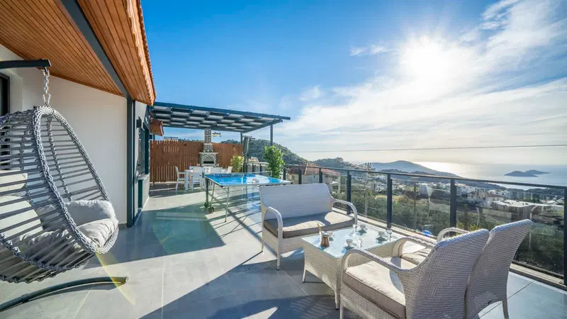 Kalkan’da jakuzili kiralık villa, fotoğraf 2