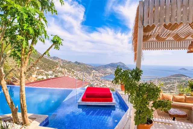 Kalkan’da çocuk havuzlu kiralık villa, fotoğraf 5