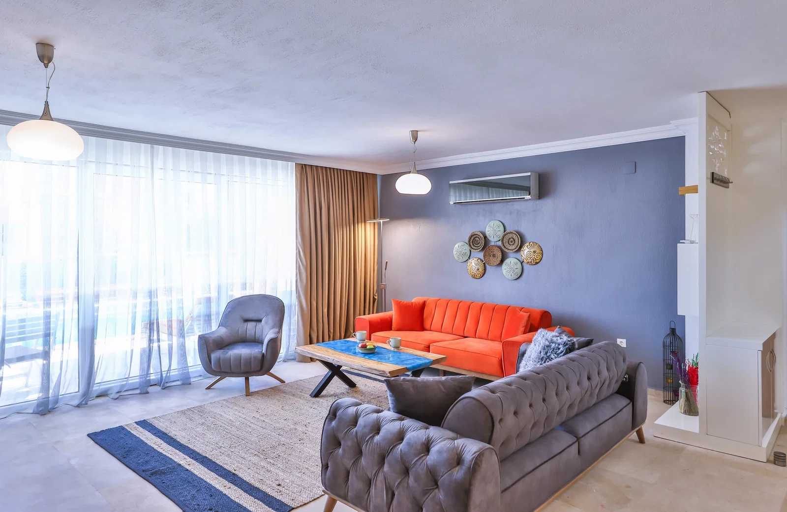 Kalkan’da Merkeze Yakın, Özel Havuzlu, 3 Yatak Odalı, Kiralık Villa
