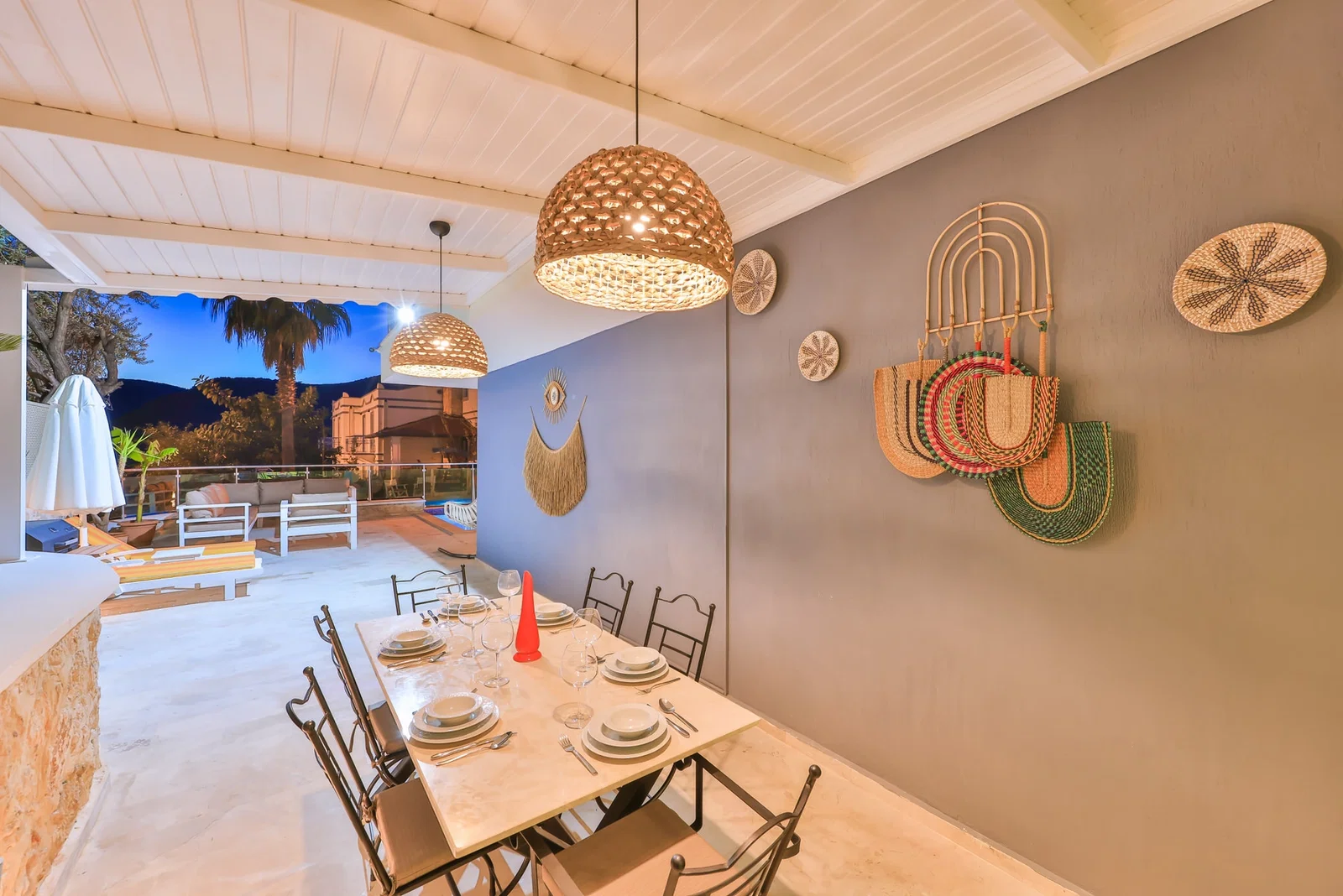 Kalkan’da Merkeze Yakın, Özel Havuzlu, 3 Yatak Odalı, Kiralık Villa