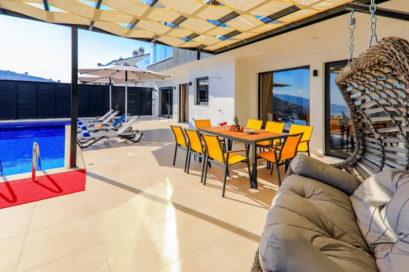 Kalkan’da kalabalık aile kiralık villa, fotoğraf 6
