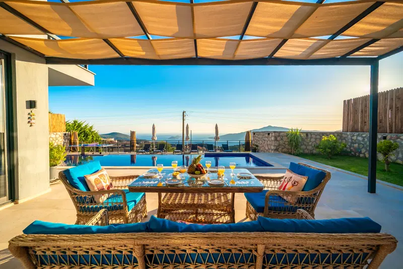 Kalkan’da kalabalık aile kiralık villa, fotoğraf 5