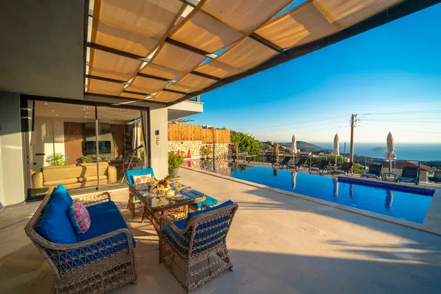 Kalkan’da özel havuzlu kiralık villa, fotoğraf 4