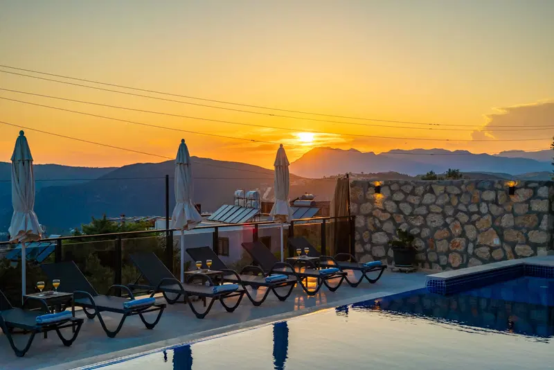 Kalkan’da jakuzili kiralık villa, fotoğraf 8