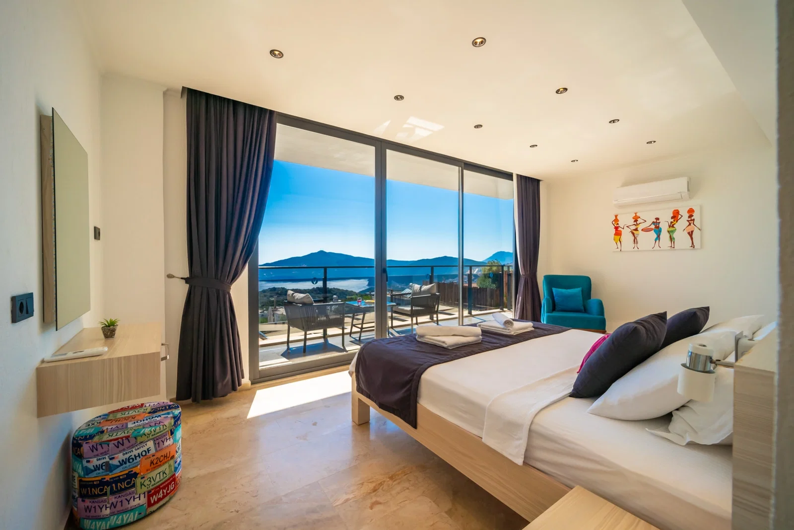 Kalkan’da Merkeze Yakın, Özel Havuzlu, 3 Yatak Odalı, Kiralık Villa