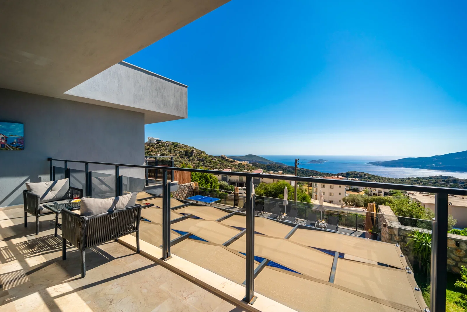 Kalkan’da Merkeze Yakın, Özel Havuzlu, 3 Yatak Odalı, Kiralık Villa