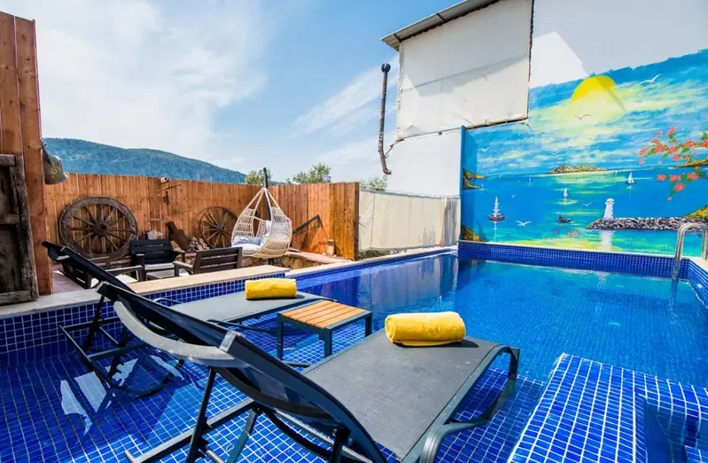 Kalkan’da jakuzili kiralık villa, fotoğraf 2