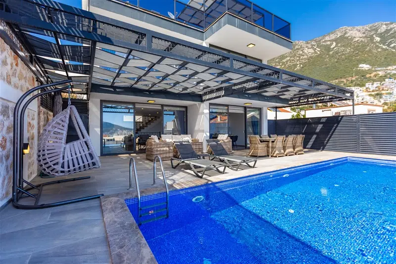 Kalkan’da bahçeli kiralık villa, fotoğraf 2
