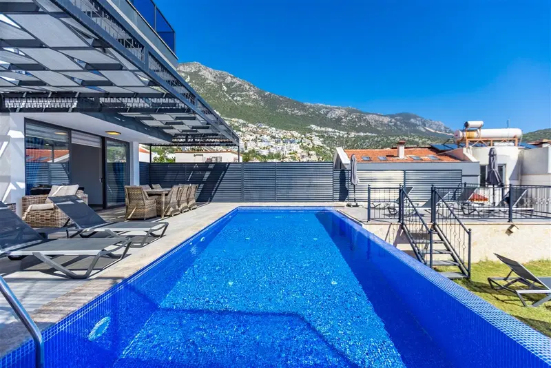 Kalkan’da denize yakın kiralık villa, fotoğraf 4