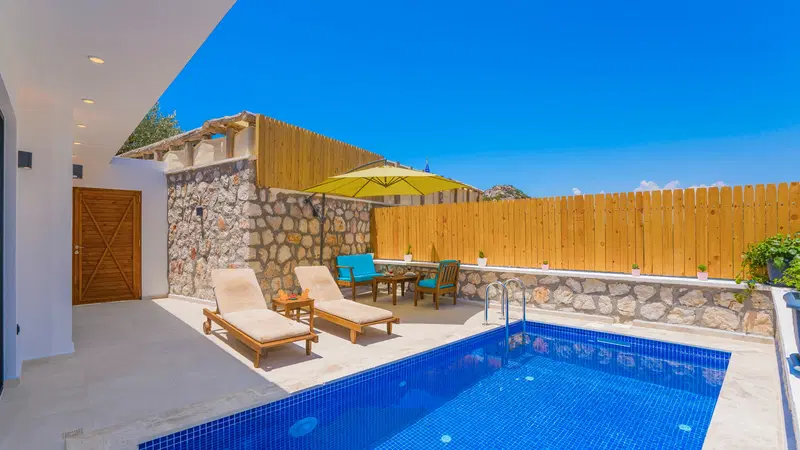 Kalkan’da bahçeli kiralık villa, fotoğraf 3