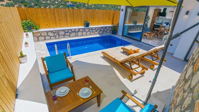 Kalkan’da doğa manzaralı kiralık villa, fotoğraf 2