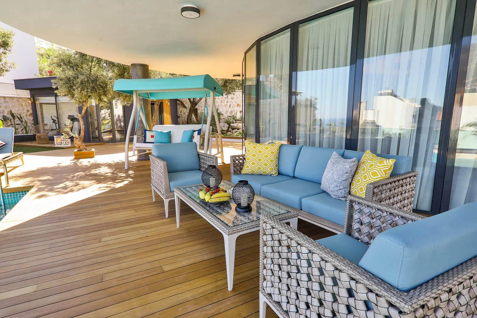 Kalkan’da Deniz Manzaralı, Özel Havuzlu, 4 Yatak Odalı, Lüks Villa