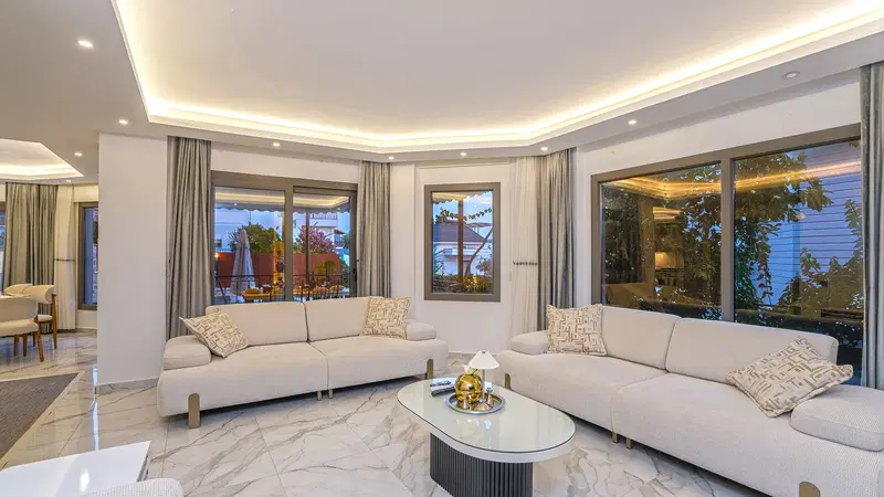 Kalkan’da deniz manzaralı kiralık villa, fotoğraf 22