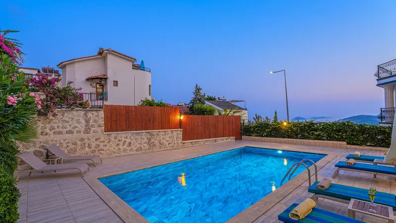Kalkan’da bahçeli kiralık villa, fotoğraf 2