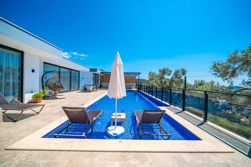 Kalkan’da bahçeli kiralık villa, fotoğraf 4