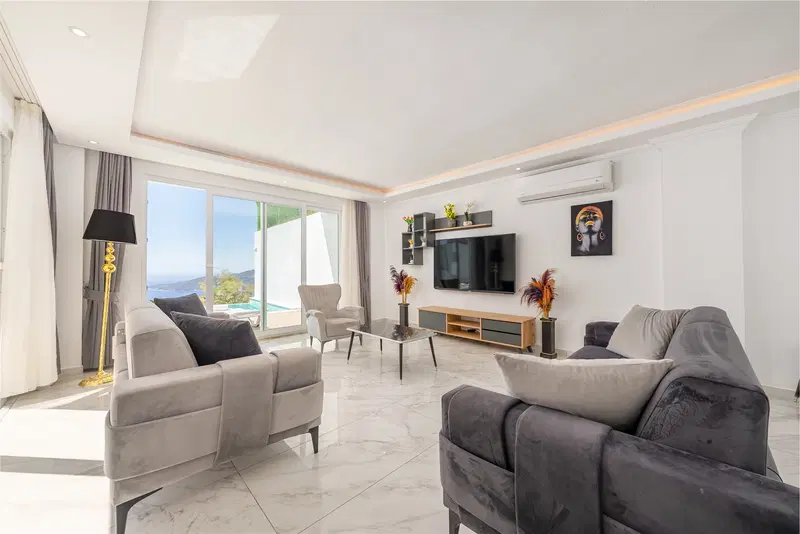 Kalkan’da muhafazakar kiralık villa, fotoğraf 12