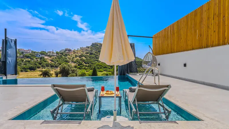 Kalkan’da jakuzili kiralık villa, fotoğraf 2