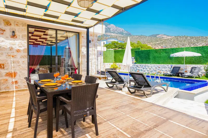 Kalkan’da özel havuzlu kiralık villa, fotoğraf 5