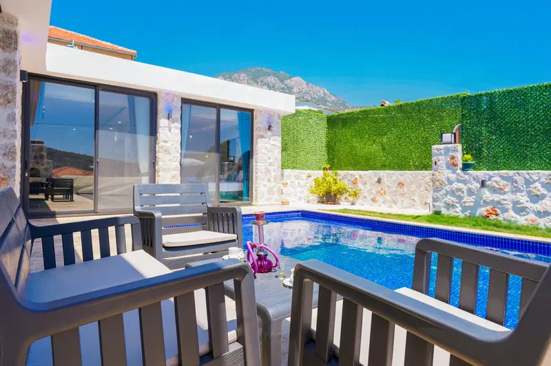 Kalkan’da doğa içinde kiralık villa, fotoğraf 9
