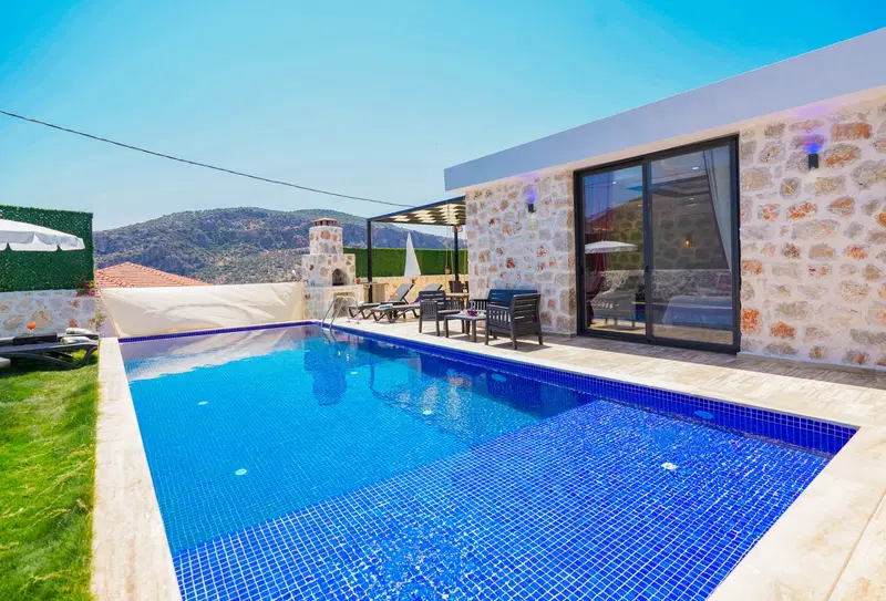 Kalkan’da doğa manzaralı kiralık villa, fotoğraf 13