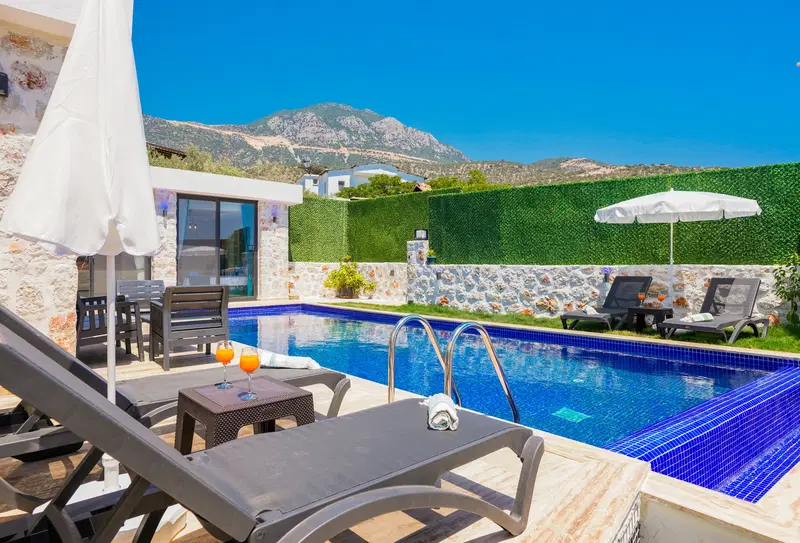 Kalkan’da bahçeli kiralık villa, fotoğraf 4