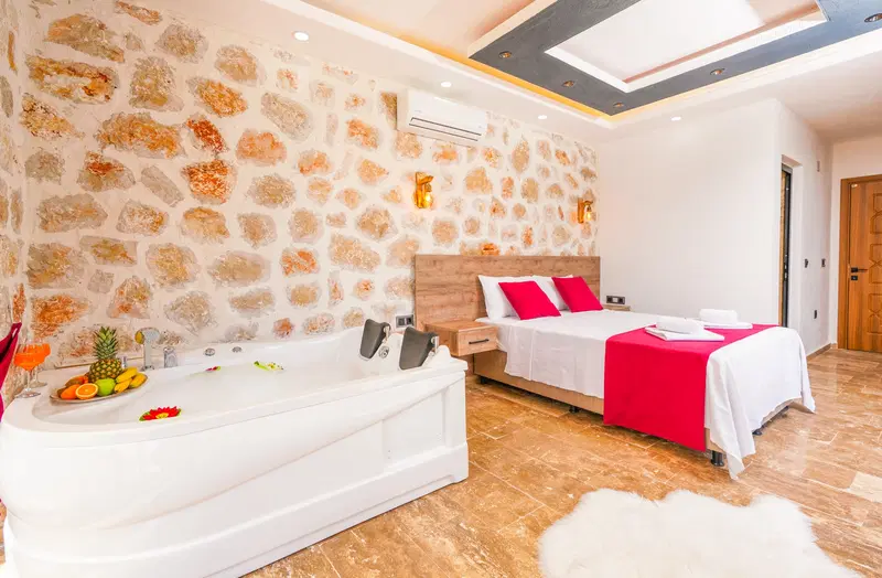 Kalkan’da muhafazakar kiralık villa, fotoğraf 36