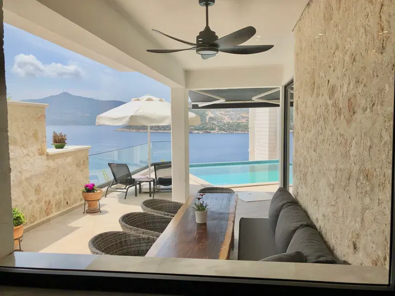 Kalkan’da özel havuzlu kiralık villa, fotoğraf 7