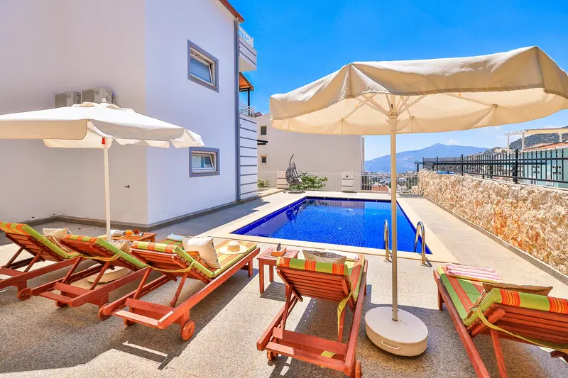 Kalkan’da jakuzili kiralık villa, fotoğraf 8
