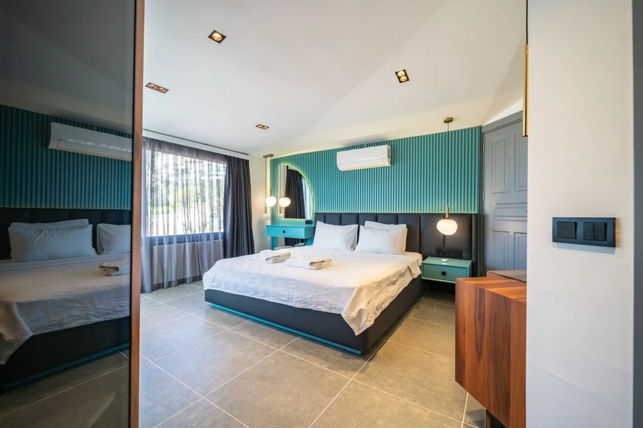 Kalkan’da Merkeze Yakın, Özel Havuzlu, 4 Yatak Odalı, Kiralık Villa