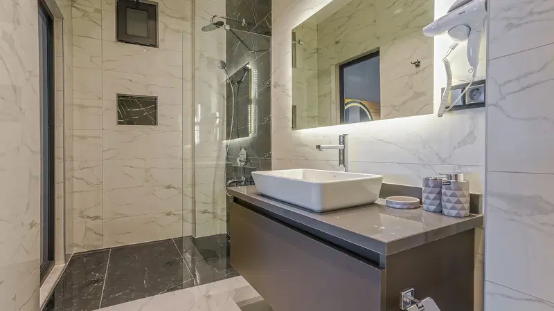 Kalkan’da kapalı havuzlu kiralık villa, fotoğraf 48
