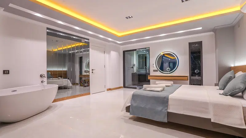 Kalkan’da saunalı kiralık villa, fotoğraf 38