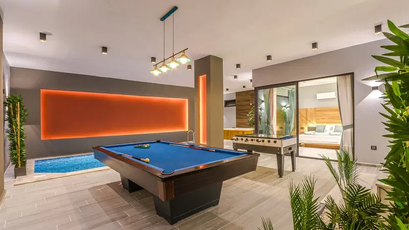 Kalkan’da ısıtmalı havuzlu kiralık villa, fotoğraf 22