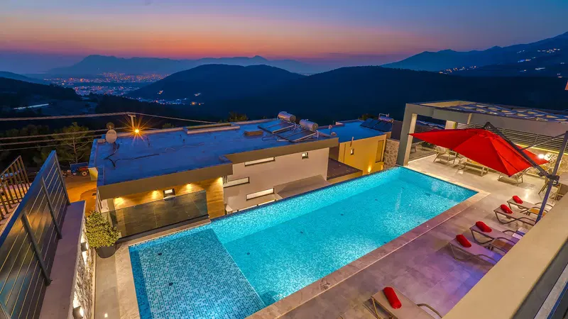 Kalkan’da saunalı kiralık villa, fotoğraf 10