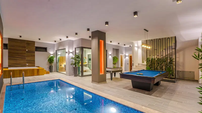 Kalkan’da saunalı kiralık villa, fotoğraf 24
