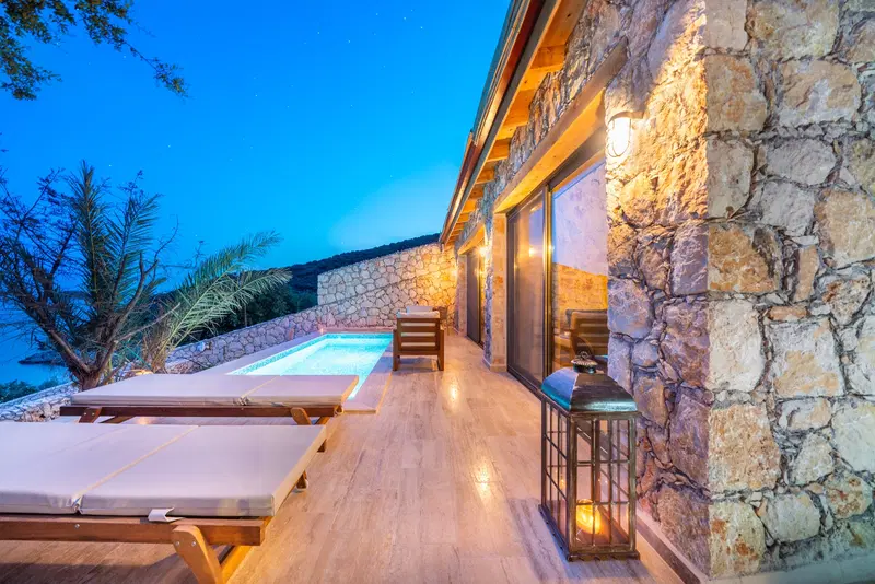 Kalkan’da balayı kiralık villa, fotoğraf 6
