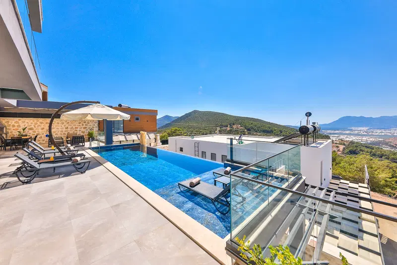 Kalkan’da saunalı kiralık villa, fotoğraf 2