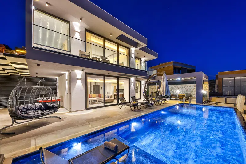Kalkan’da jakuzili kiralık villa, fotoğraf 8